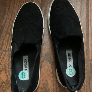 Black slip on shoes